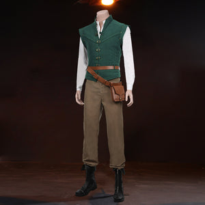 Cosplay costume Vest Shirt Outfits Tangled Flynn Rider