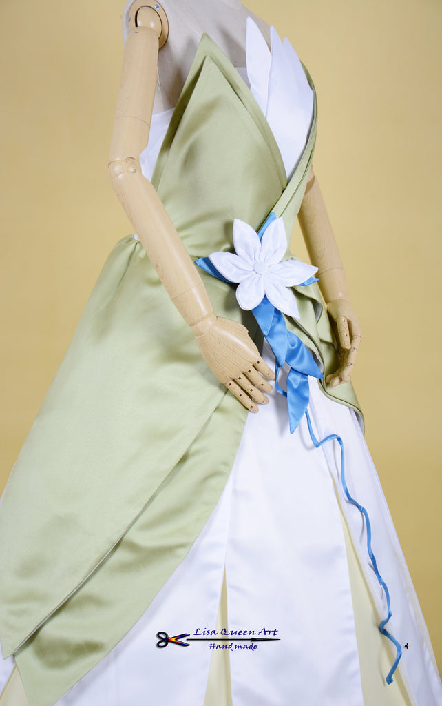 Tiana cosplay costume The Frog Princess Tiana Dress Mermaidcosplay Tiana cosplay costume The Frog Princess Tiana Dress Mermaidcosplay