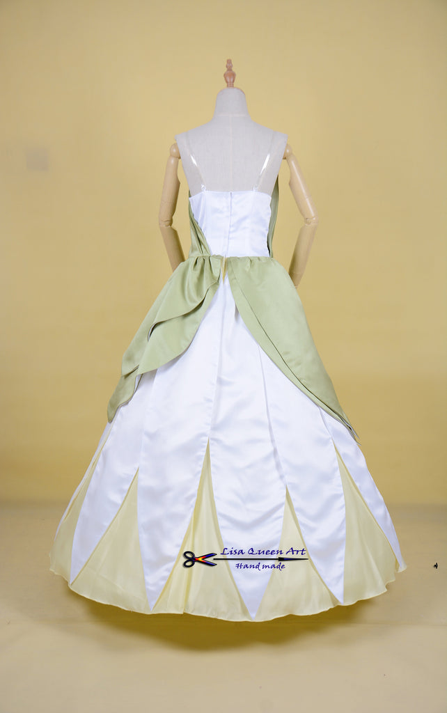 adult princess and the frog dress The Princess and The Frog Cosplay Costume Adult Princess Tiana Dress Customized