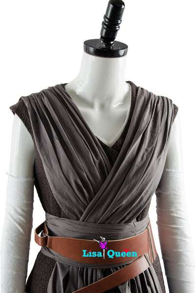 Cosplay Costume Star Wars 8 Copslay Outfit The Last Jedi Rey Outfit Ver 2