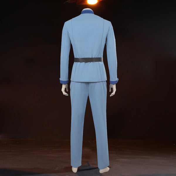 3 Dr. Pershing Cosplay Costume men's suit Star Wars The Mandalorian