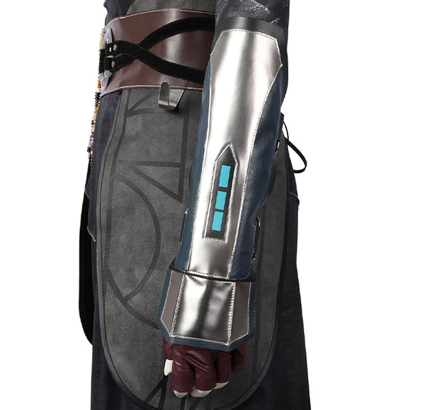 Cosplay Costume Black suit cape hat The Mandalorian Ahsoka Tano