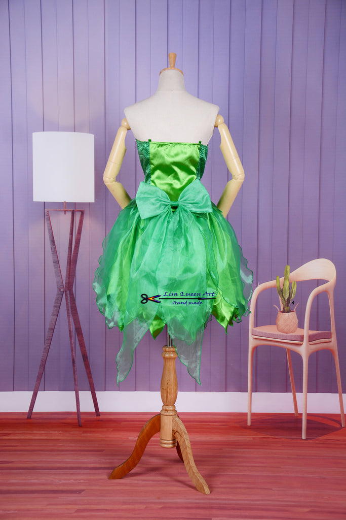 Tinker Bell Dress Tinker Bell cosplay costume Mermaidcosplay Tinker Bell Dress Tinker Bell cosplay costume Mermaidcosplay