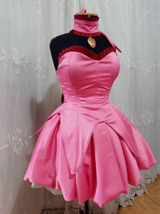 Cosplay Tokyo mew mew Ichigo Momomiya costume adult pink dress tail and ears MADE to ORDER magical girls