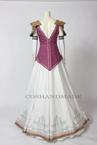 The Legend of Zelda Cosplay Twilight Princess Costume Princess Zelda Dress