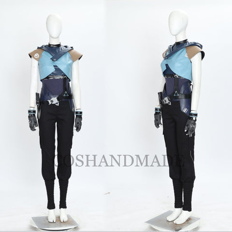 Valorant Jett Cosplay Costume Halloween Game Outfit
