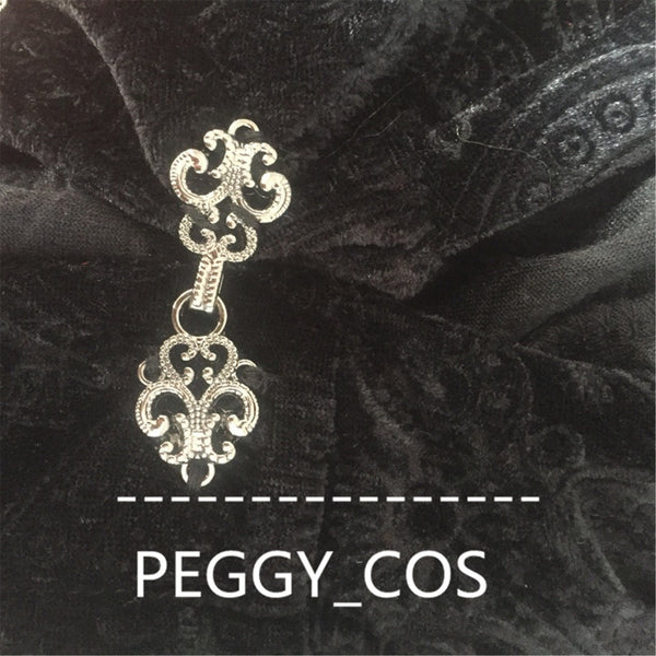 Vampire Cosplay Costume Vintage Witch Cosplay Clothing Witch Sorcerer Cosplay Dress Magician Cosplay Clothing Black Cosplay Dress