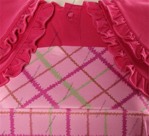 Wednesday Addams Enid Sinclair pink coat&dress Halloween Cosplay Costume Handmade Costume Adult Women Cosplay Halloween Cosplay Costume