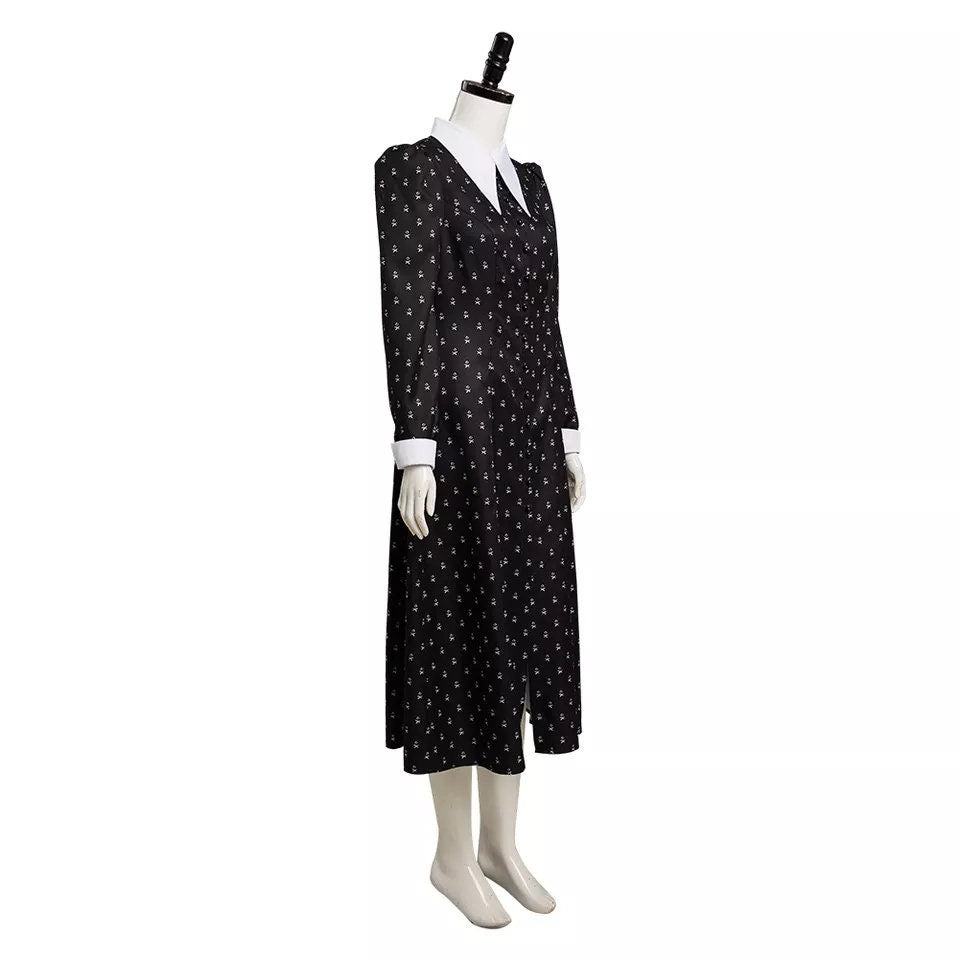 long sleeve wednesday addams dress Amazon.com: TORARY Womens Midi Dresses Black Long Sleeve Peter Pan Collar Wednesday Addams Halloween Costumes : Clothing, Shoes & Jewelry