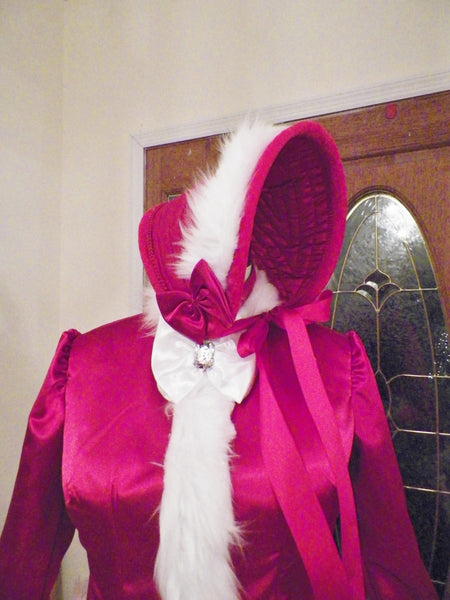 White Christmas Carolers Dickens Victorian Dress