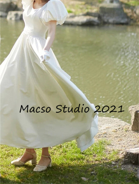 White Princess Prom Dress Women Wedding Dress Prom Dress Graduation Dress Birthday Gown Adult Ceremony Dress Evening Prom Party Dress