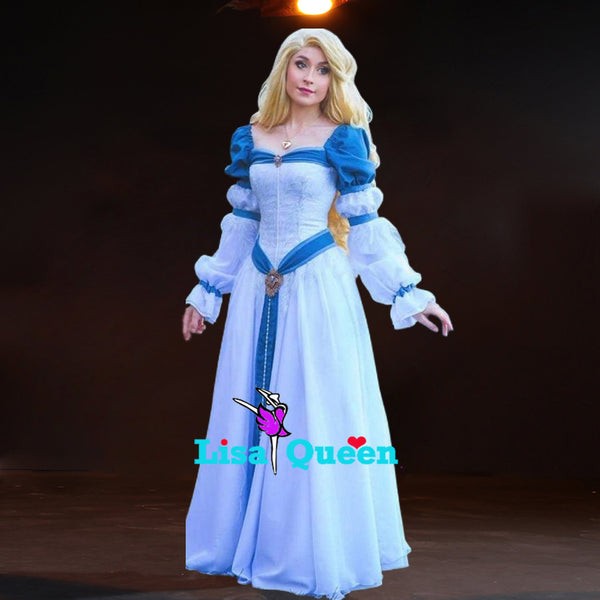 The Little Mermaid Ariel Cosplay Costume Ariel pricess Dress White Swan Princess Odette Costume dress