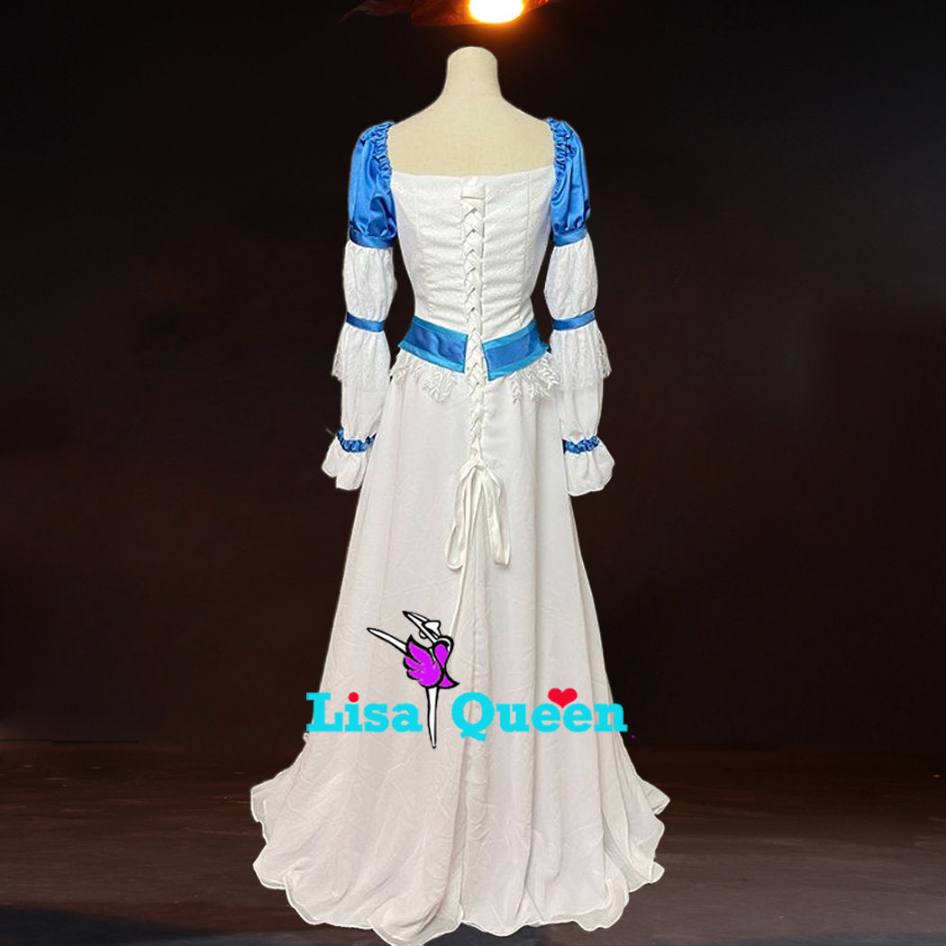 swan princess odette dress The White Swan Princess Odette Costume dress princess swan cosplay cos –  Mermaidcosplay