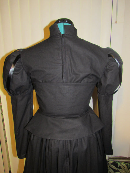 Wicked Witch Costume Cosplay Dress Belt Cape Hat for Teens Adults