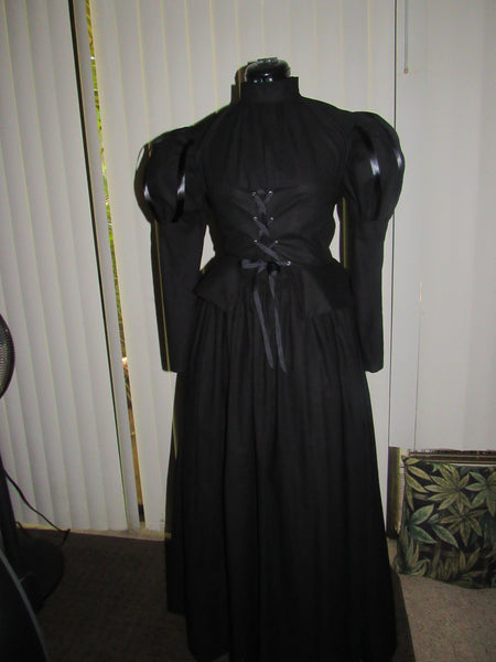 Wicked Witch Costume Cosplay Dress Belt Cape Hat for Teens Adults