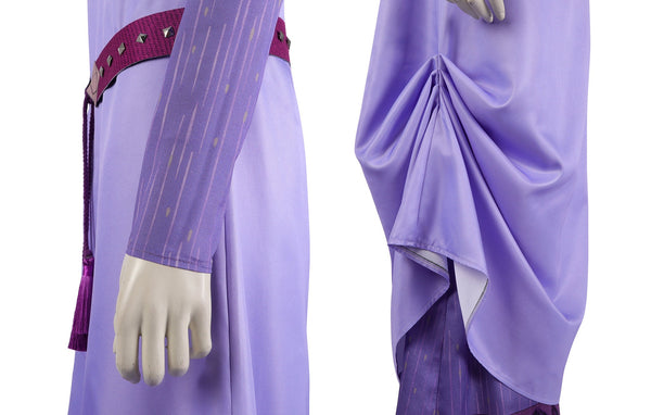 Cosplay Costume Princess Halloween Dress New Movie Wish Asha