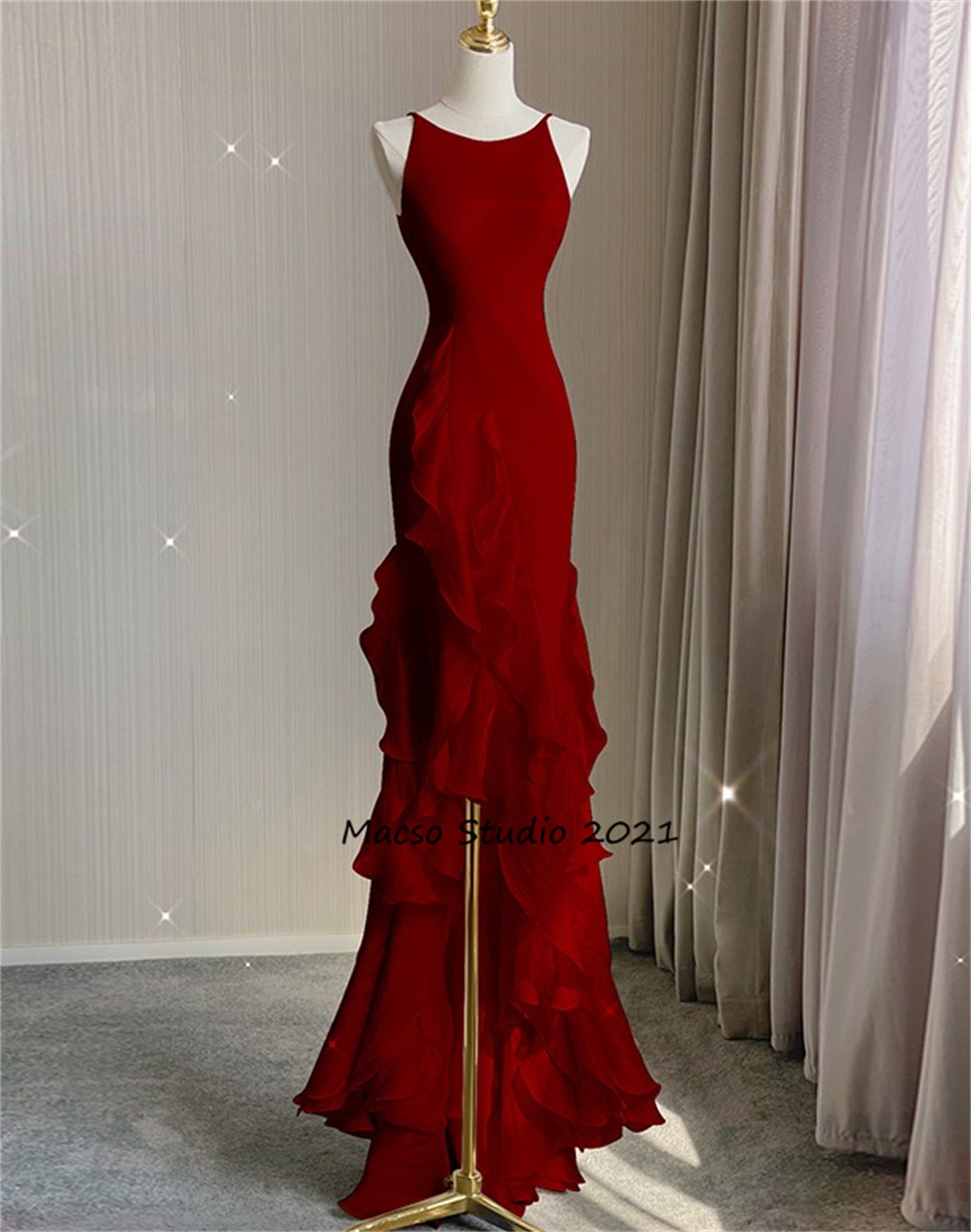 Zipper back white red sexy mermaid prom dress Mermaid prom dress daily Mermaidcosplay Zipper back white red sexy mermaid prom dress Mermaid prom dress daily Mermaidcosplay