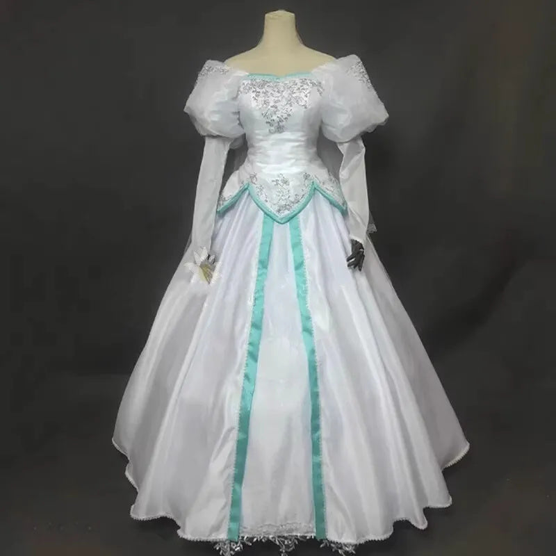 Princess Ariel cosplay costume Ariel White costume Dress