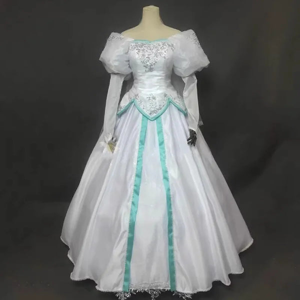 Princess Ariel cosplay costume Ariel White costume Dress
