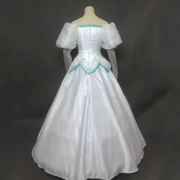 Princess Ariel cosplay costume Ariel White costume Dress