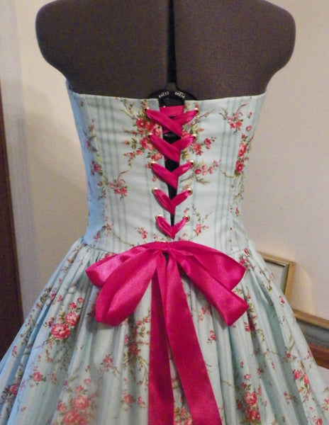 Vintage inspired wedding bridal bridesmaid halter beach sundress