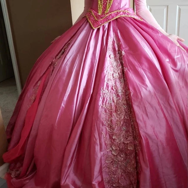Pink Aurora Princess Adult costume Inspired Sleeping Beauty Costume Pink Color
