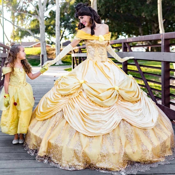 Belle Dress Belle Costume Adult from Beauty and the beast Costume