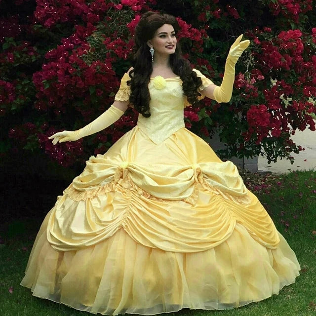Belle Dress Belle Costume Adult from Beauty and the beast Costume –  Mermaidcosplay