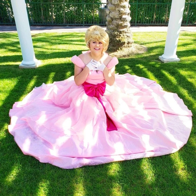 Cinderella Pink Dress Inspired Princess Inspired Cinderella Costume Ci –  Mermaidcosplay