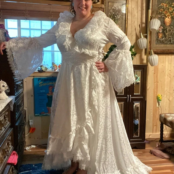 Christine White Robe The Phantom of The Opera Inspired Costume Christine Costume Halloween Costume