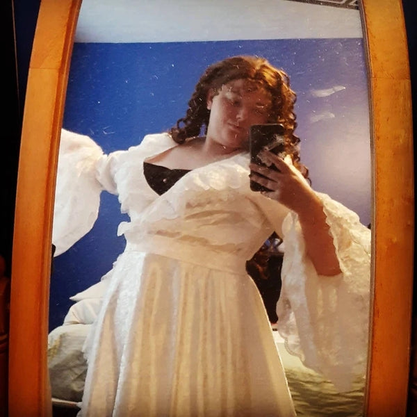 Christine White Robe The Phantom of The Opera Inspired Costume Christine Costume Halloween Costume