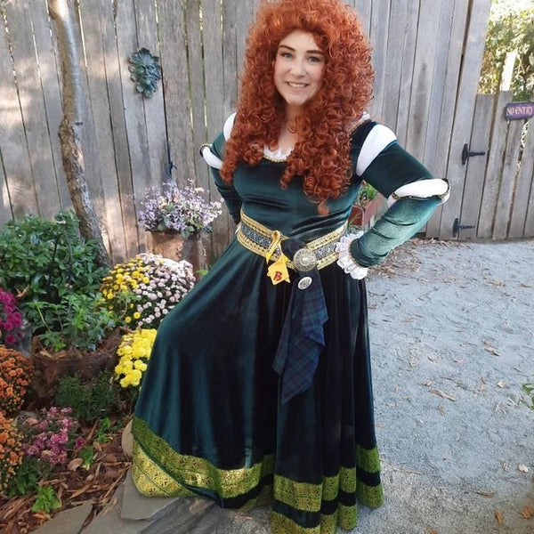 Merida Adult Dress, Merida Costume Adult Inspired, Merida Princess Cosplay, Merida Brave Cosplay