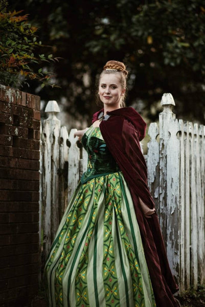 Anna Coronation Cosplay Costume Anna cosplay Dress