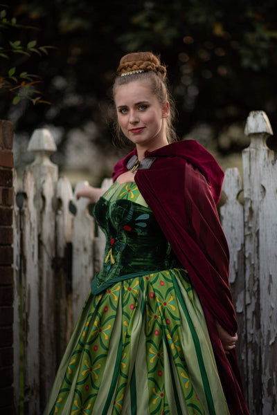 Anna Coronation Cosplay Costume Anna cosplay Dress