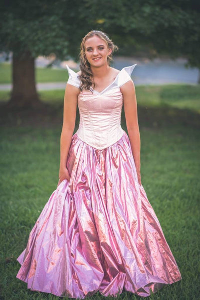 Princess Aurora Cosplay Costume Aurora Pink Dress