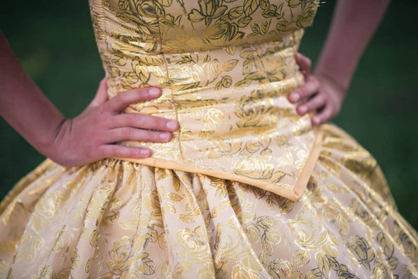 Belle Yellow Cosplay Costume Dress Halloween Women Outfit Dress