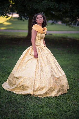 princess belle dress adults Belle Costume Beauty and the Beast Belle Adult Costume Inspired Dress –  Mermaidcosplay