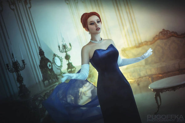 Anastasia opera Blue Dress, Princess Anya cosplay dress, adult halloween costume