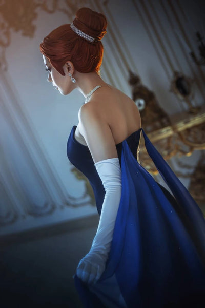 Anastasia opera Blue Dress, Princess Anya cosplay dress, adult halloween costume