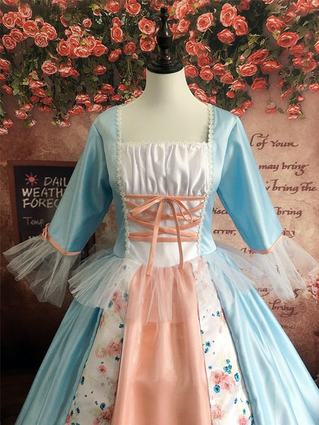 Erika Blue Dress Cosplay Costume