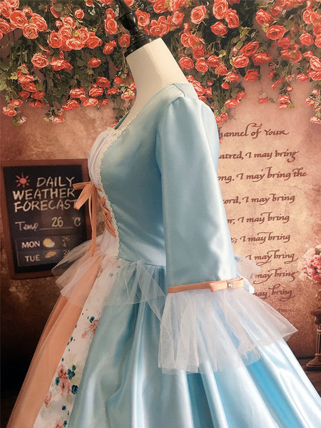 Erika Blue Dress Cosplay Costume