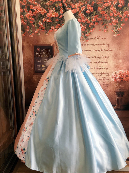 Erika Blue Dress Cosplay Costume