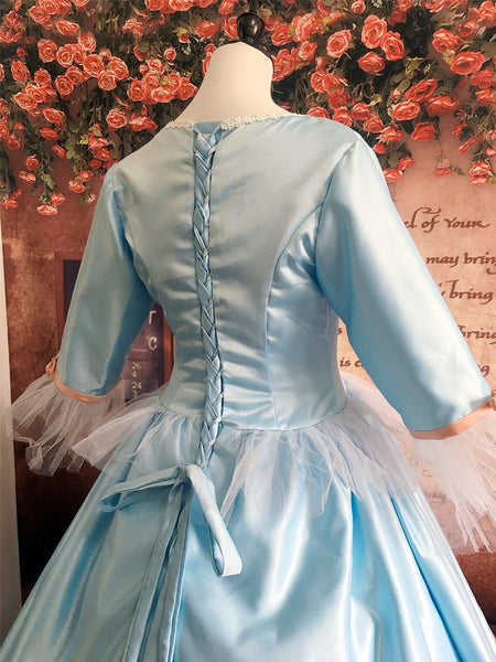Erika Blue Dress Cosplay Costume
