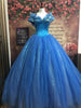 Blue Cinderella Costume Cinderella Dress Cosplay Costume