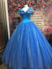 Blue Cinderella Costume Cinderella Dress Cosplay Costume