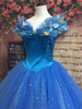 Blue Cinderella Costume Cinderella Dress Cosplay Costume