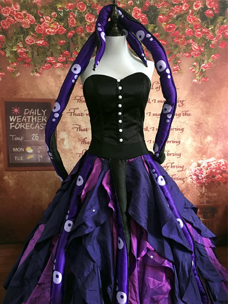 Ursula Costume With Tentacle Adult Halloween Costume