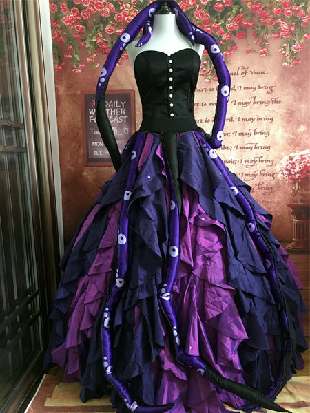 Ursula Costume With Tentacle Adult Halloween Costume