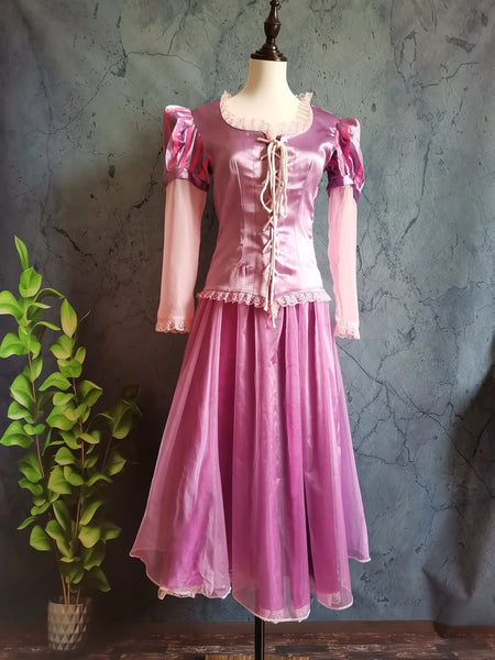Inspired Tangled Rapunzel Dress Rapunzel Outfit Costume