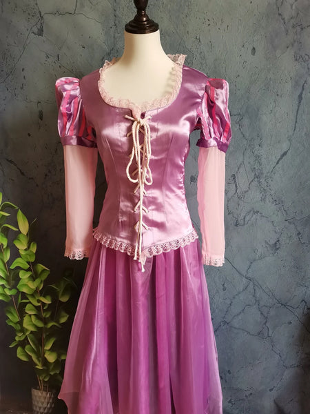 Inspired Tangled Rapunzel Dress Rapunzel Outfit Costume